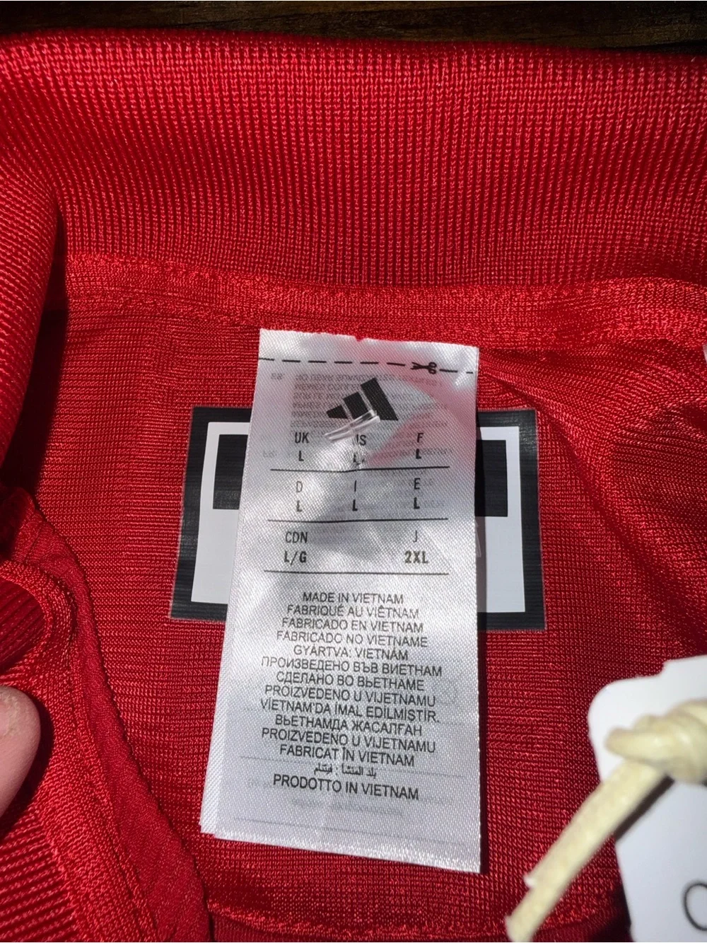 Adidas Ottoman Nebraska red polo shirt